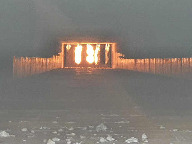 Assembly tunnel kiln for burning bricks ( Kiln section 4.6-4.8 m)