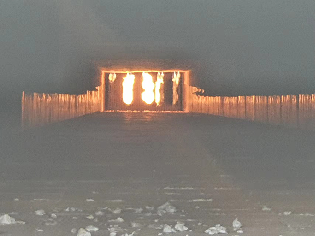 Assembly tunnel kiln for burning bricks ( Kiln section 4.6-4.8 m)