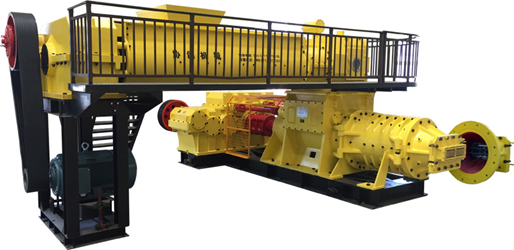 Vacuum Extruder Clay Brick Making Machine, Red Clay Soil Hollow Brick Making Line JY75CII-4.0