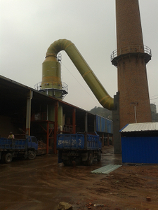 Semi-dry desulfurization