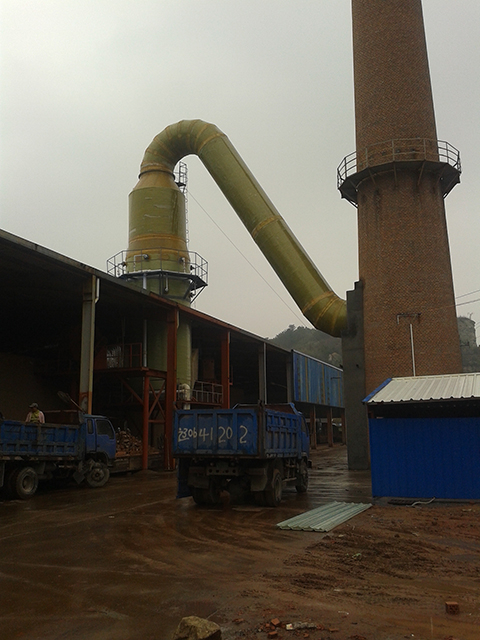 Semi-dry desulfurization