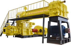 Clay Brick Maker Machine Of Vacuum Extruder JKY55-4.0