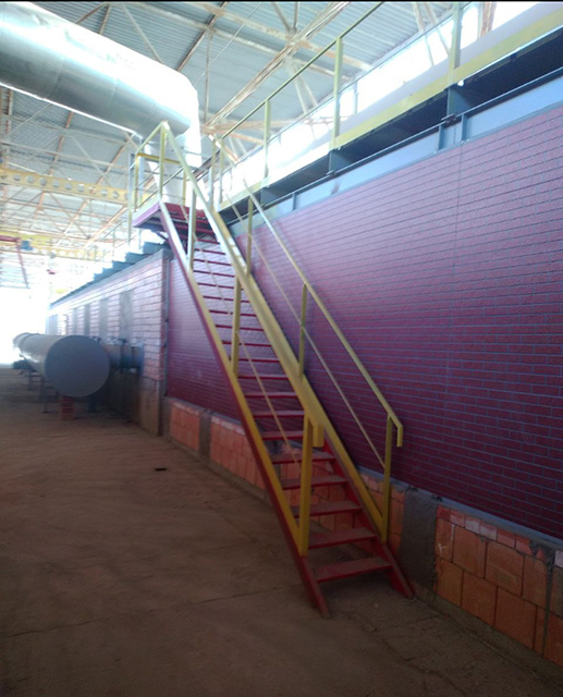 Assembly tunnel kiln for burning bricks ( Kiln section 4.6-4.8 m)